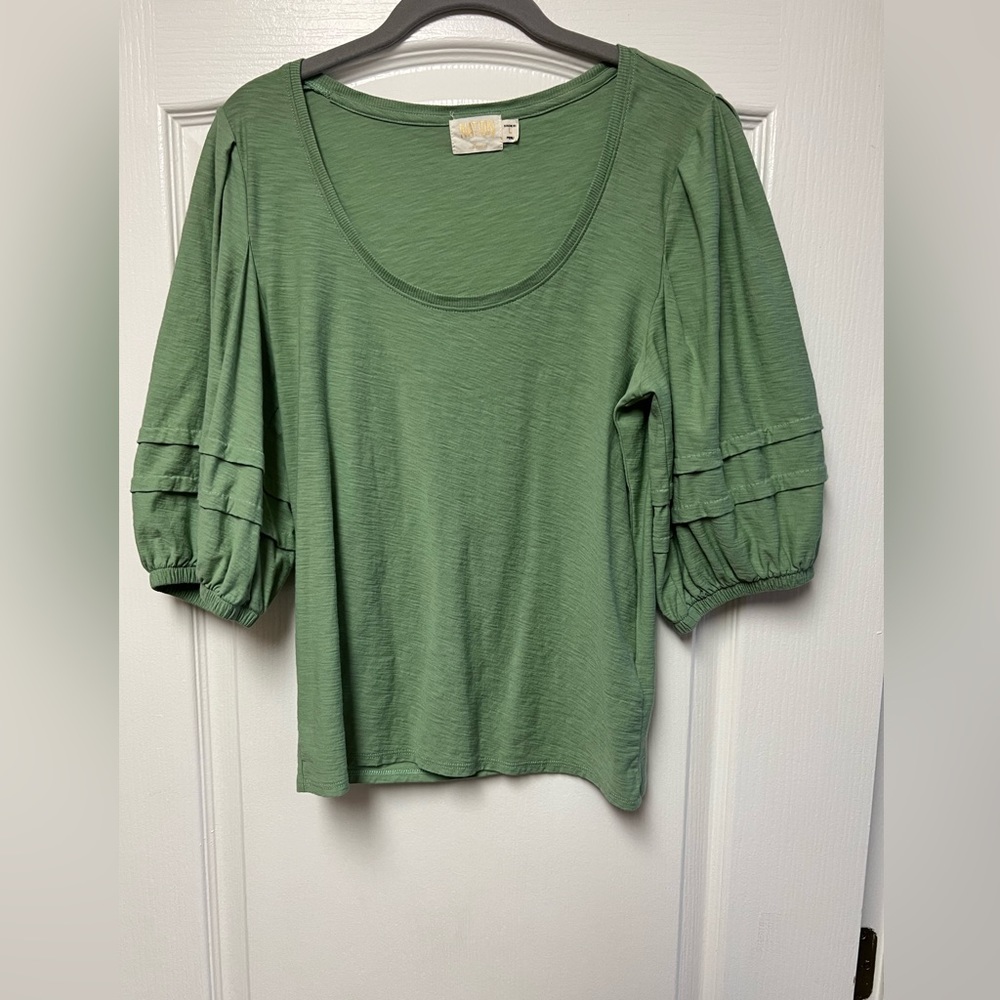 Nation three quarter sleeve top